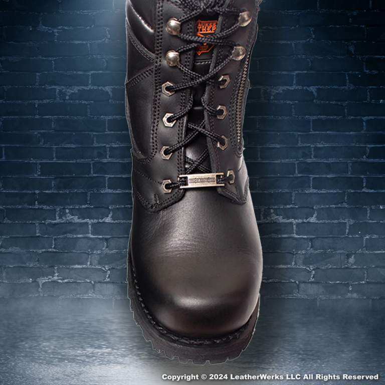 Milwaukee Leather 6 Inch Side Zip Black Toe